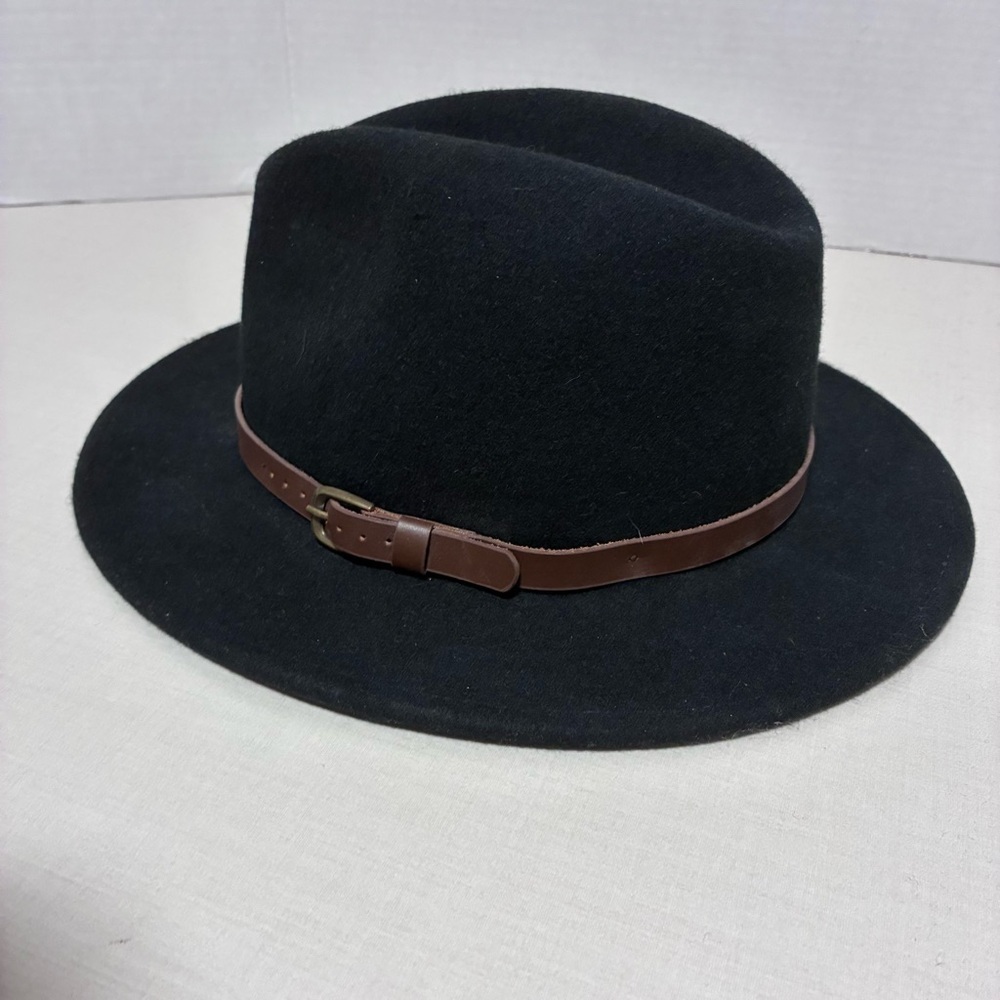 Canadian Leather Creations - Black Crushable Waterproof Wool Hat - L - Picture 3 of 9